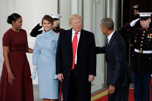 Барак и Мишель Обама, Дональд и Мелания Трамп