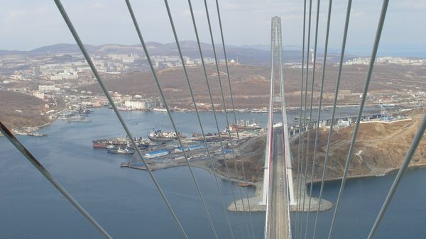 Мост на остров Русский во Владивостоке Мост на остров Русский во Владивостоке