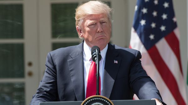 %Президент США Дональд Трамп