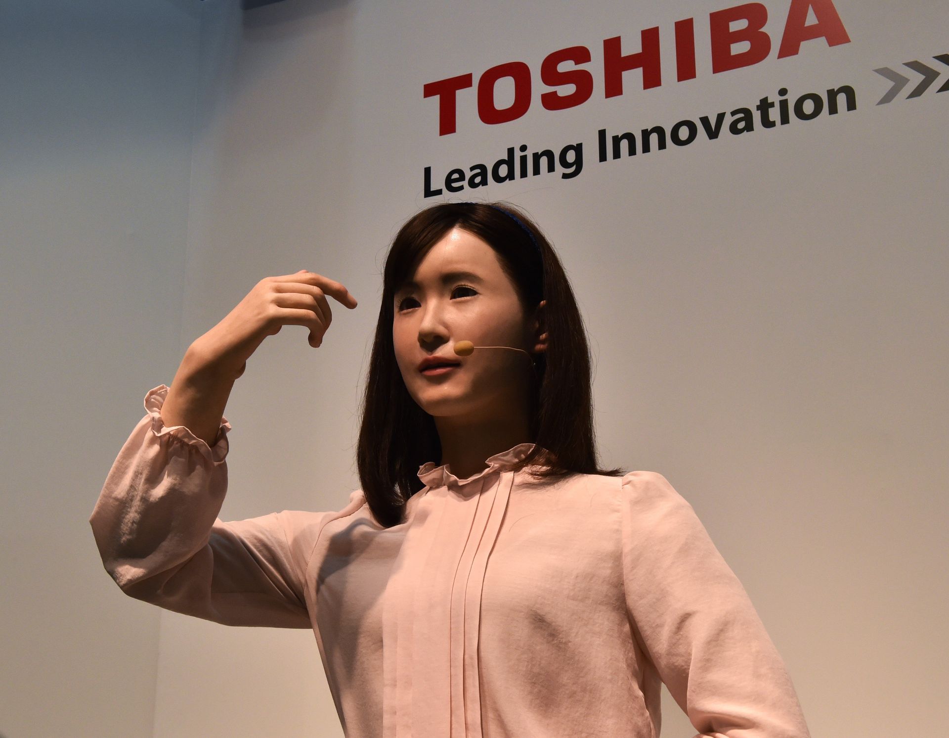 %Робот-гуманоид Айко Чихира от компании Toshiba - ПРАЙМ, 1920, 20.09.2023