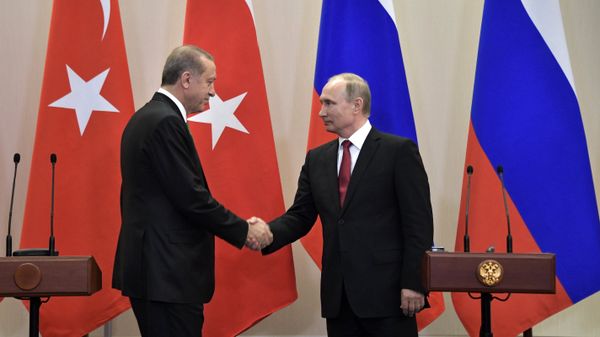 #Президент РФ Владимир Путин и президент Турции Реджеп Тайип Эрдоган
