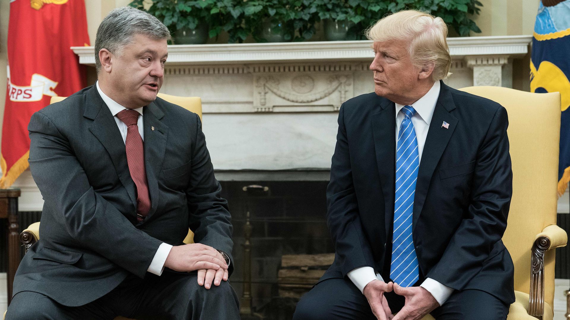 #Встреча президента США Дональда Трампа и президента Украины Петра Порошенко в Белом доме - ПРАЙМ, 1920, 13.04.2025