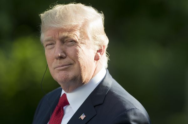 #Президент США Дональд Трамп на совместной пресс-конференции с премьер-министром Индии Нарендра Моди в Белом доме в Вашингтоне. 26 июня 2017