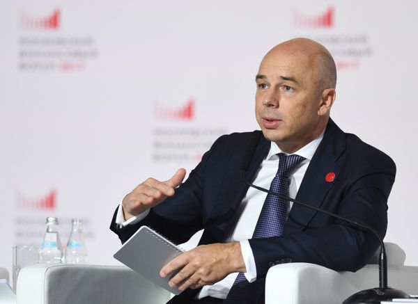 %Министр финансов РФ Антон Силуанов на Московском финансовом форуме