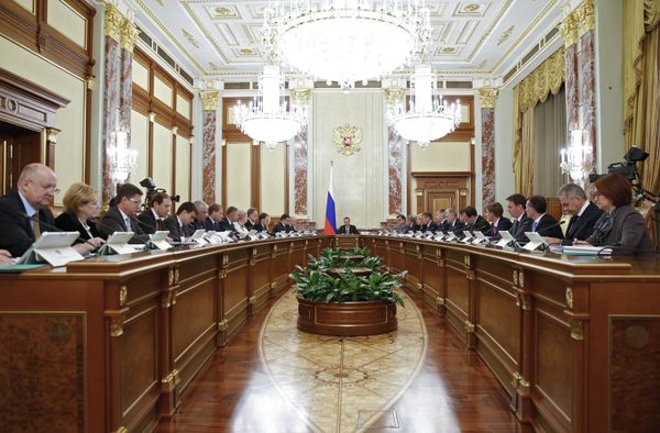 %Заседание правительства