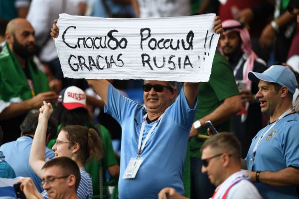 %Болельщик сборной Уругвая