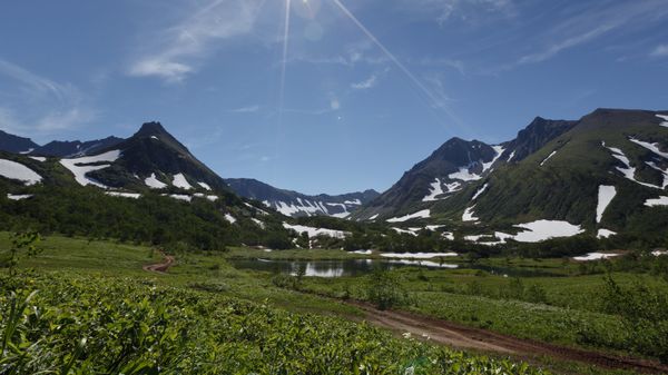  Горный массив Вачкажец на Камчатке