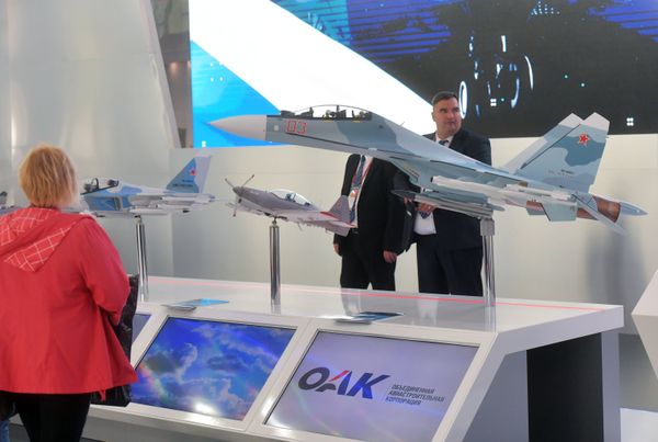 Стенд Объединенной авиастроительной корпорации на форуме Армия-2018