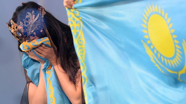 %Флаг Казахстана