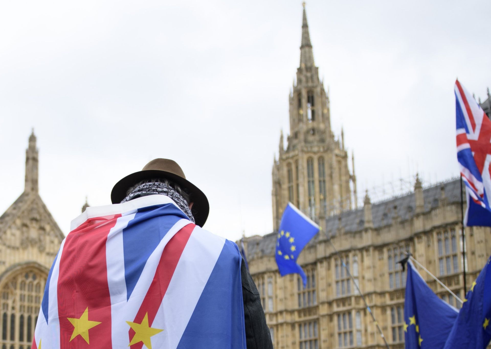 %Акция против Brexit в Лондоне - ПРАЙМ, 1920, 24.12.2020