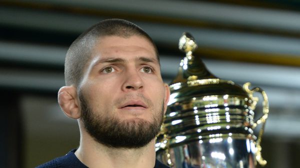Чемпион абсолютного бойцовского чемпионата (UFC) в легком весе россиянин Хабиб Нурмагомедов