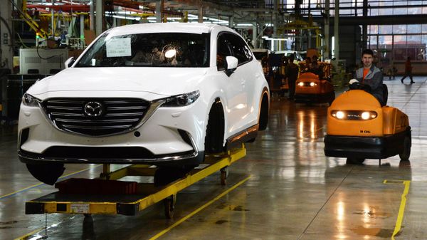 %Запуск производства новой модели автомобиля Mazda CX-9 во Владивостоке %Запуск производства новой модели автомобиля Mazda CX-9 во Владивостоке