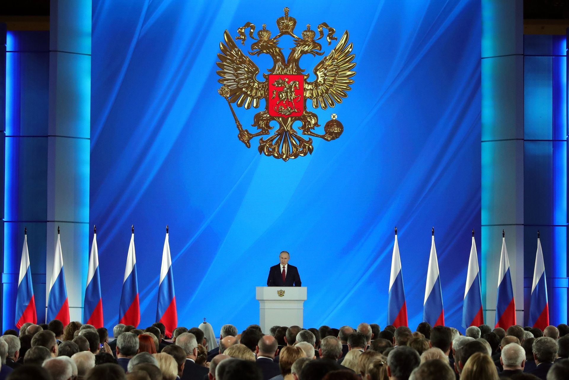 Ежегодное послание президента РФ В. Путина Федеральному Собранию - ПРАЙМ, 1920, 21.04.2021