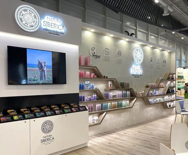 Стенд Natura Siberica на выставке Vivaness в Нюрнберге