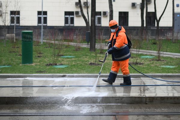Москва во время режима самоизоляции жителей
