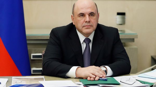 %Председатель правительства РФ Михаил Мишустин