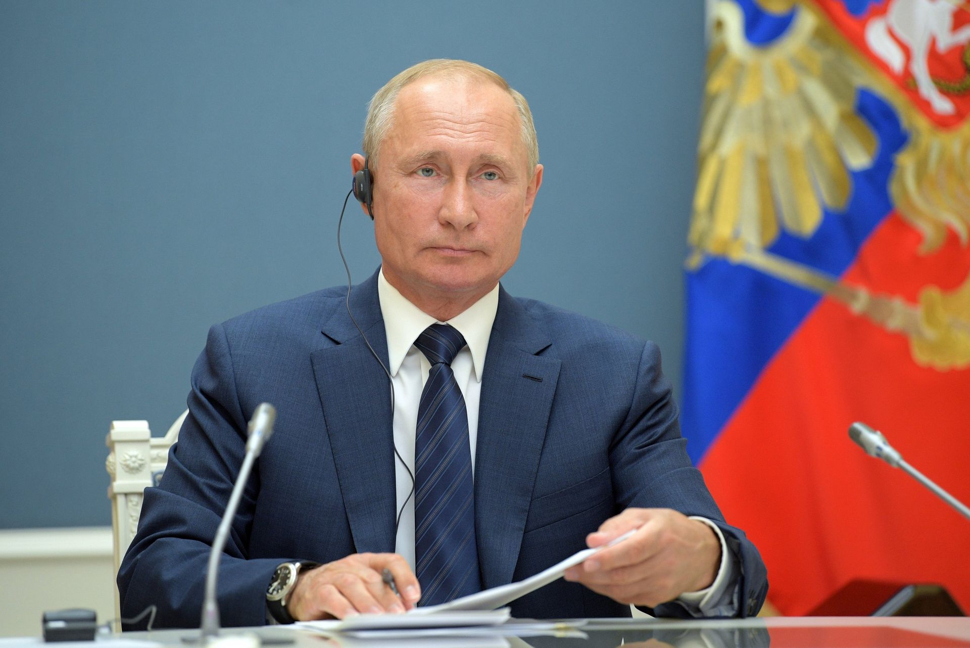 Президент РФ В. Путин принял участие в саммите в астанинском формате по сирийскому урегулированию - ПРАЙМ, 1920, 08.09.2020