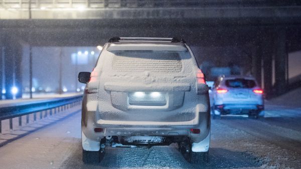 Снегопад в Москве