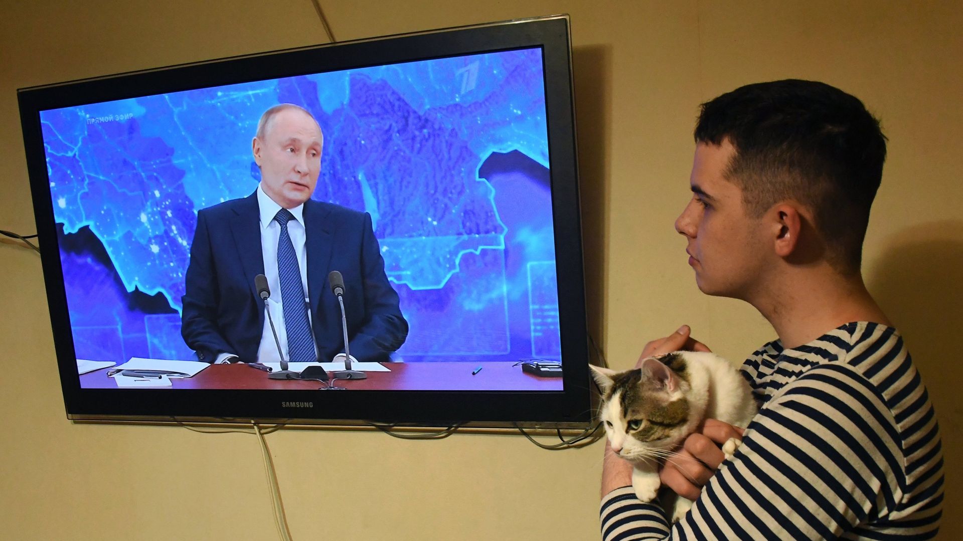 Трансляция большой пресс-конференции президента РФ В. Путина Трансляция большой пресс-конференции президента РФ В. Путина - ПРАЙМ, 1920, 17.12.2020