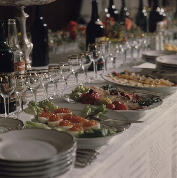 Русские закуски ресторана Метрополь