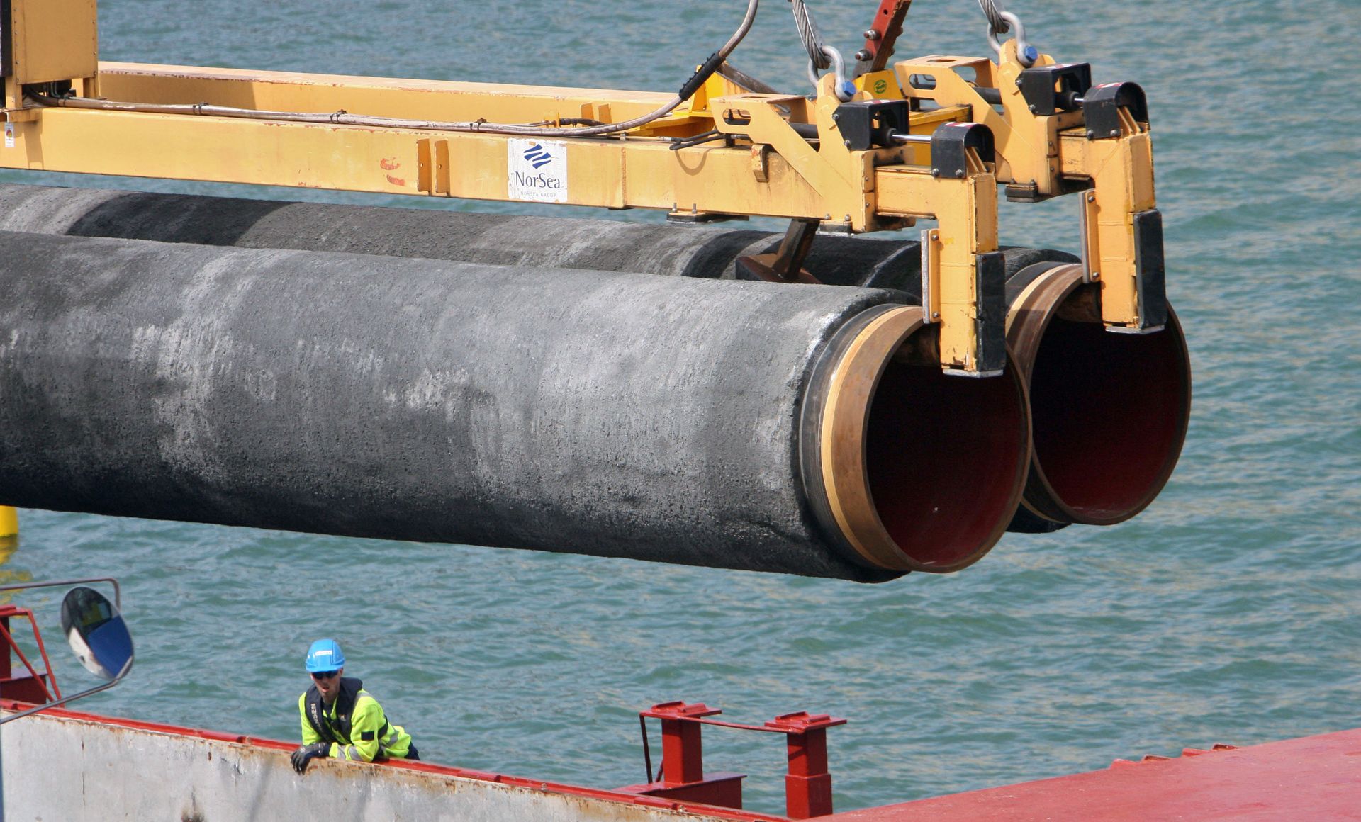 Cтроительство газопровода Северный поток (Nord Stream) - ПРАЙМ, 1920, 19.05.2021