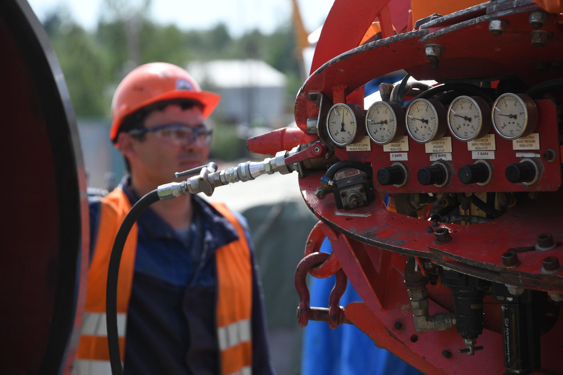 Строительство газопровода Северный поток-2 в Ленинградской области - ПРАЙМ, 1920, 23.08.2021