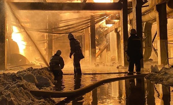 Пожар на заводе Уфаоргсинтез в Башкирии