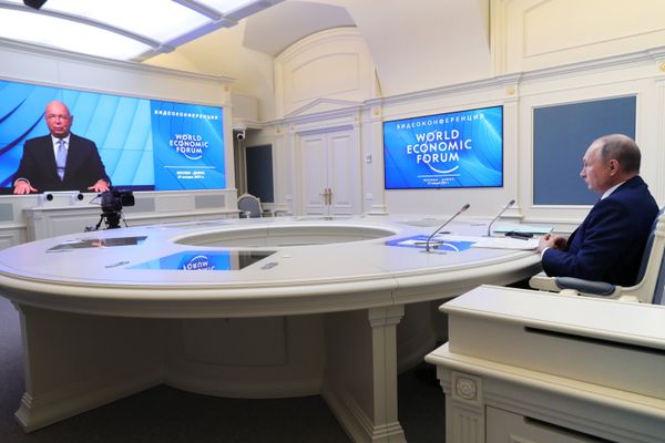 Президент РФ В. Путин выступил на сессии онлайн-форума Давосская повестка дня 2021