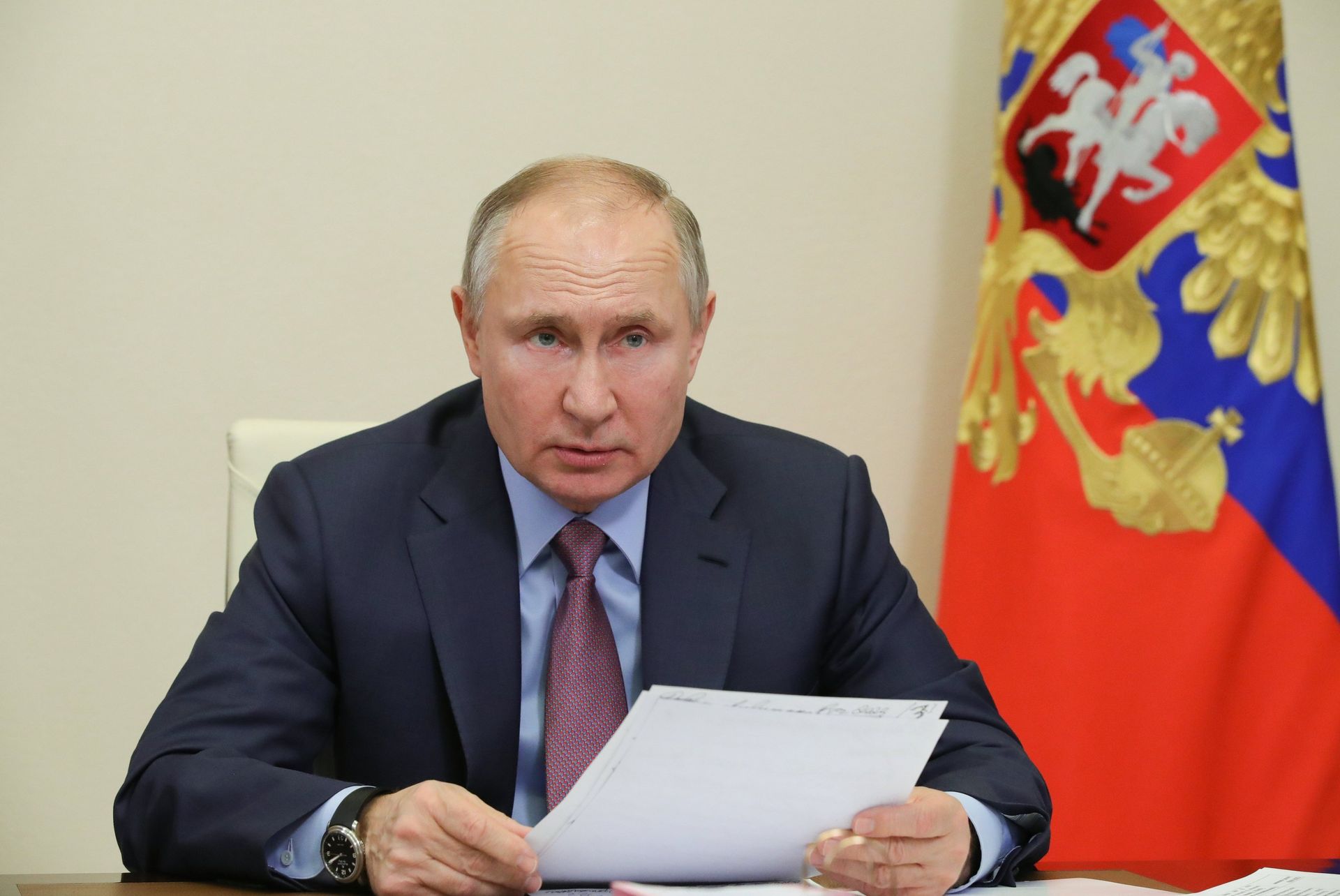 Владимир Путин на совещании 10 февраля 2021 года - ПРАЙМ, 1920, 03.03.2021