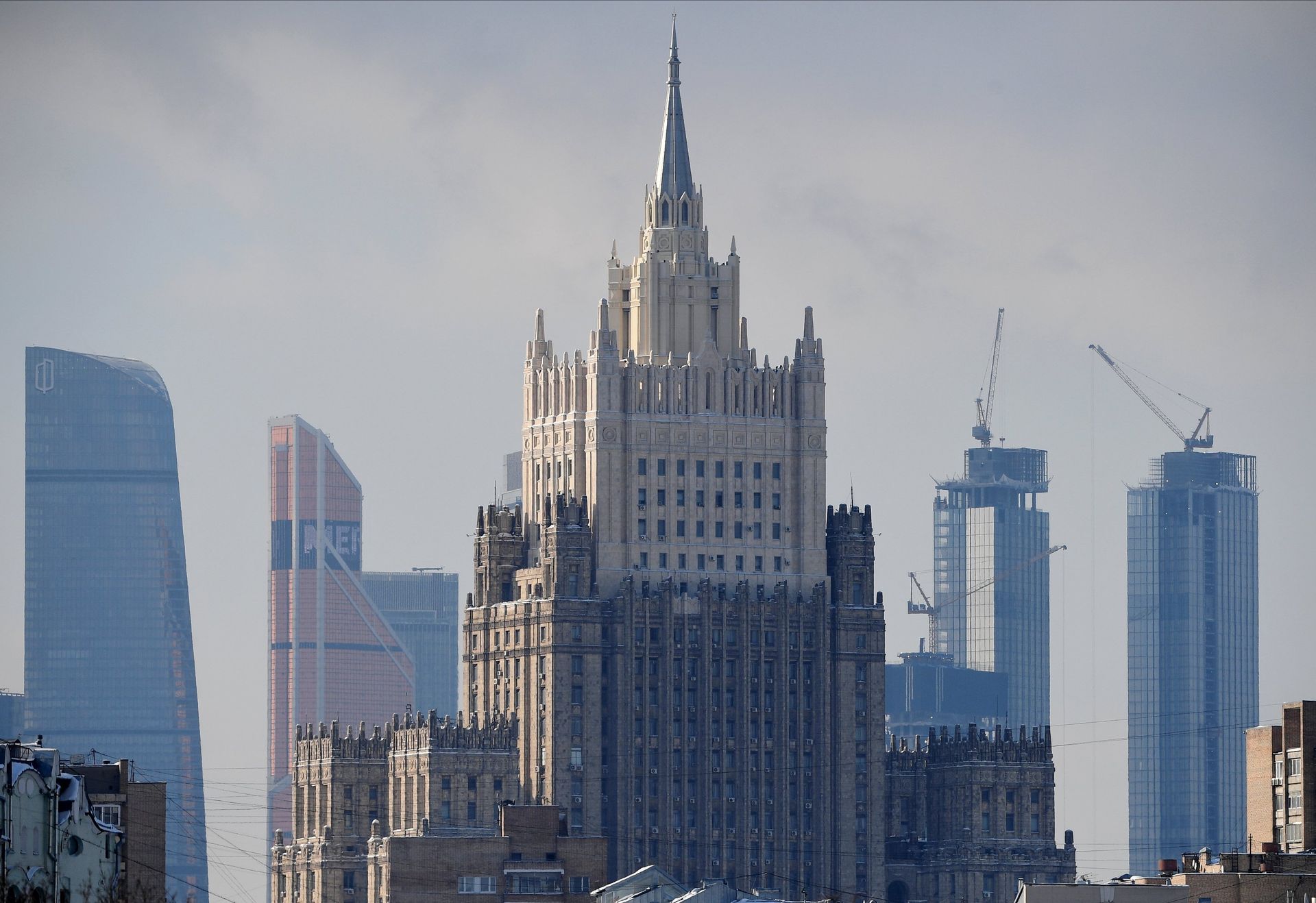 Виды Москвы. Здание МИД РФ - ПРАЙМ, 1920, 07.11.2022