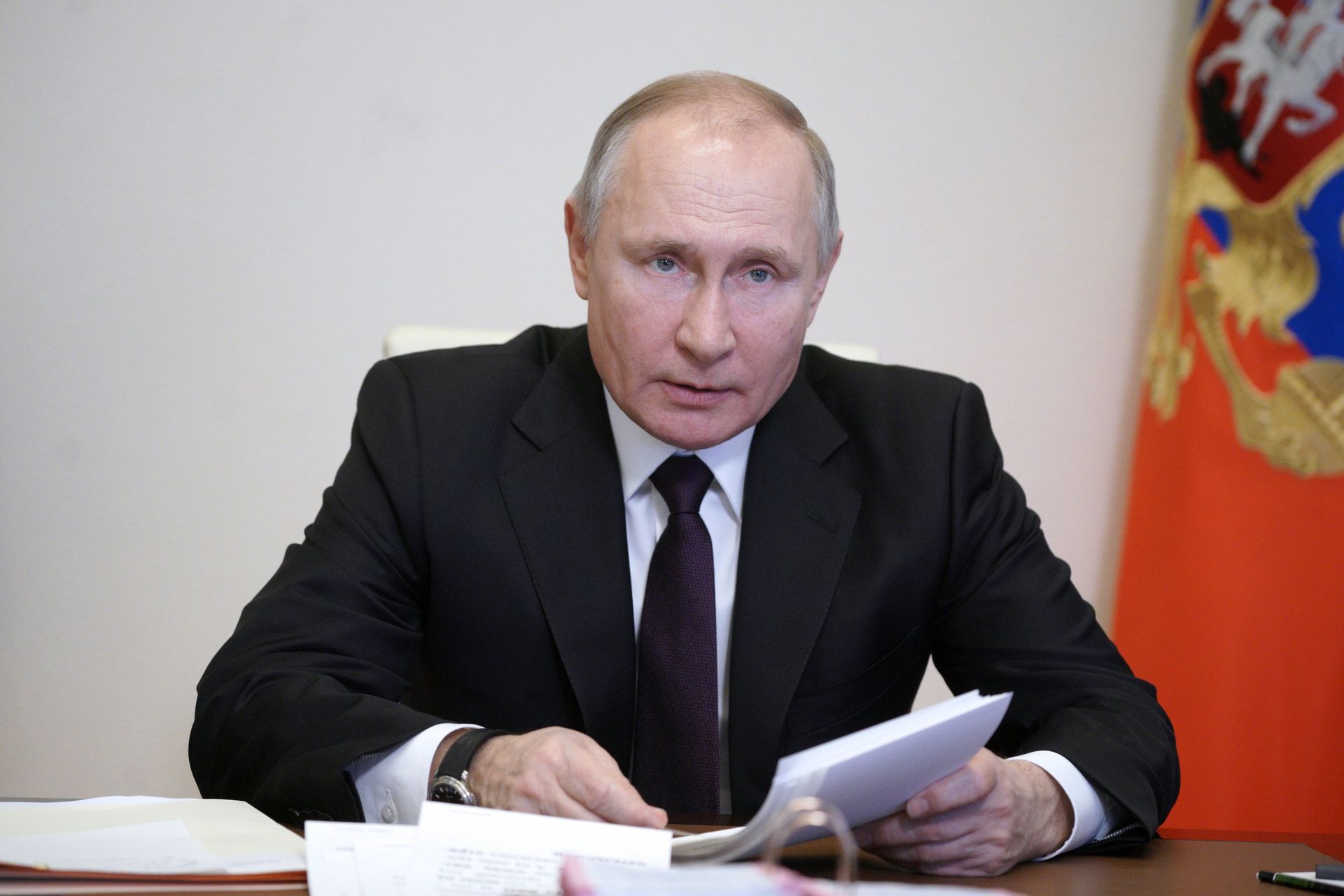 Президент РФ В. Путин провел совещание о мерах по повышению инвестиционной активности - ПРАЙМ, 1920, 26.01.2022