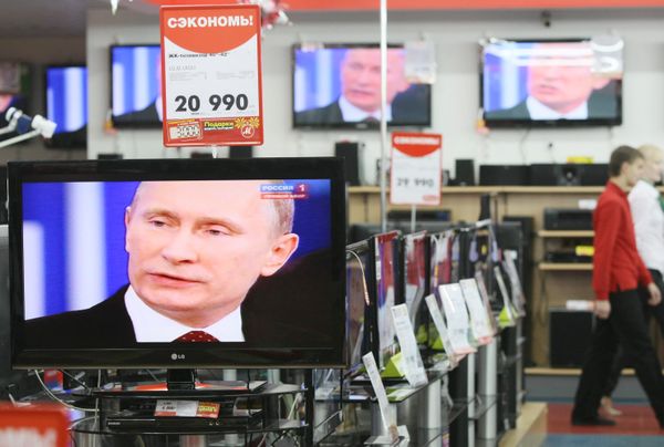 Трансляция телепрограммы Разговор с Владимиром Путиным
