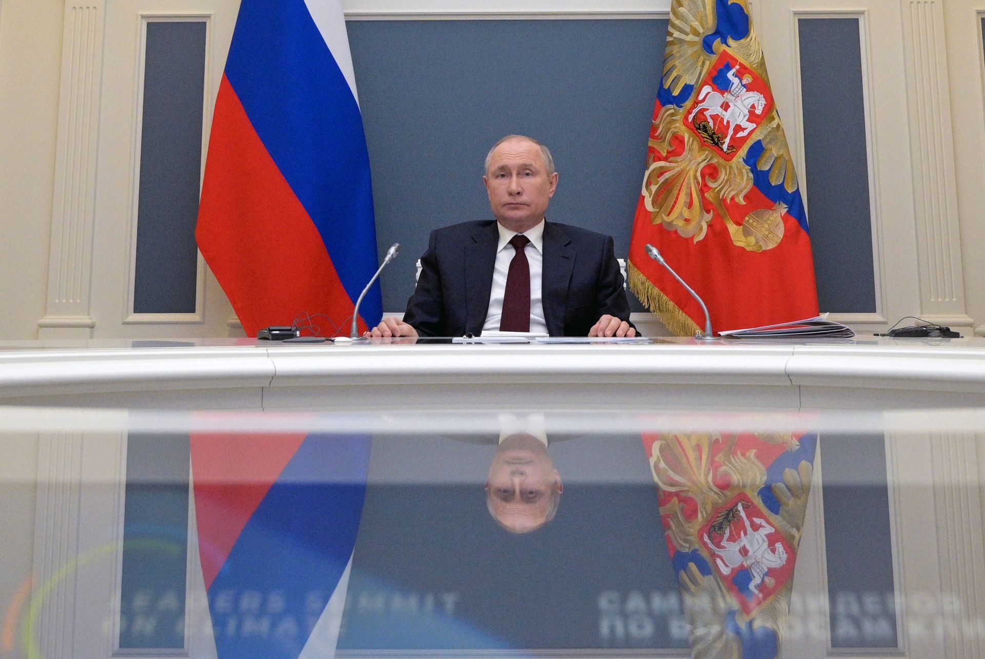 Президент РФ В. Путин выступил на онлайн-саммите по климату - ПРАЙМ, 1920, 22.04.2021