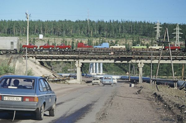 Участок БАМа в районе города Тынды.