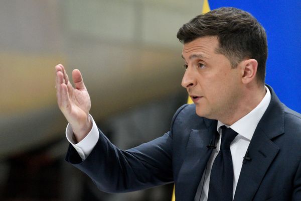 Пресс-конференция президента Украины В. Зеленского