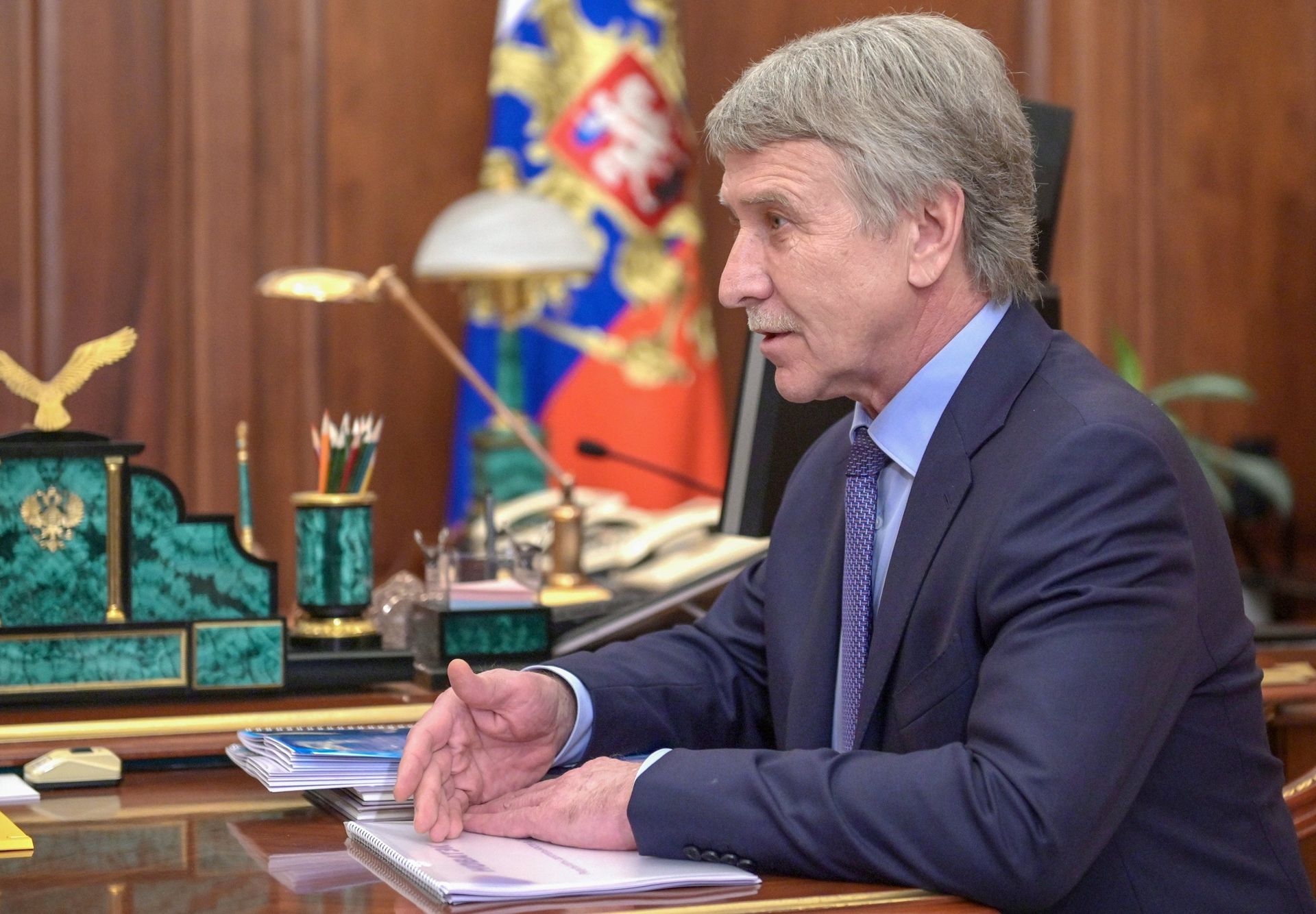 Президент РФ В. Путин встретился с главой ПАО Новатэк Л. Михельсоном - ПРАЙМ, 1920, 17.06.2021
