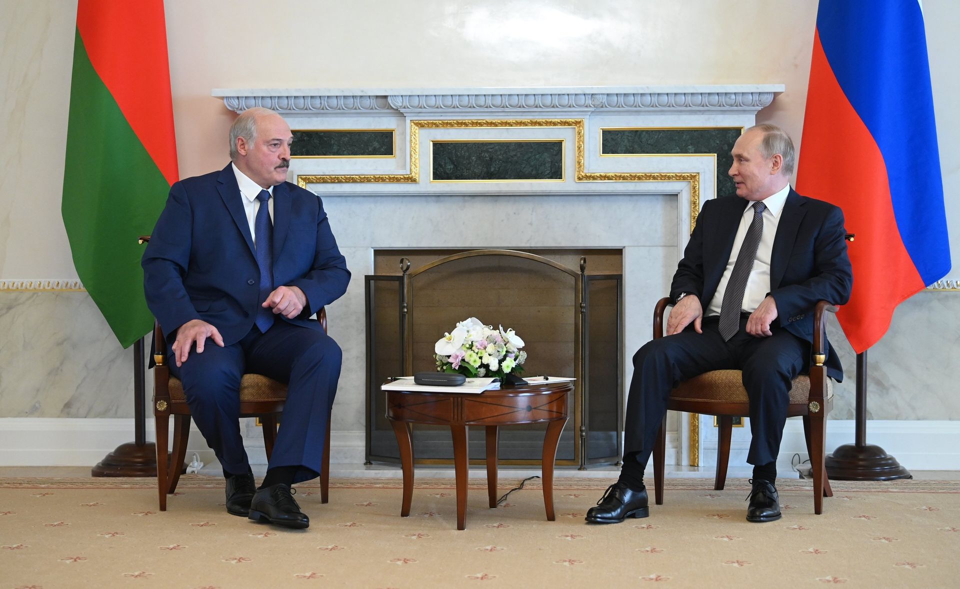  Рабочая встреча президента РФ В. Путина с президентом Белоруссии А. Лукашенко - ПРАЙМ, 1920, 28.11.2022