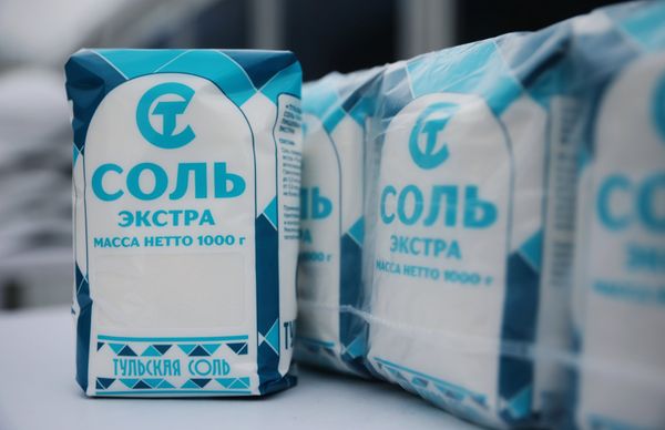 Открытие завода по производству поваренной соли в Тульской области