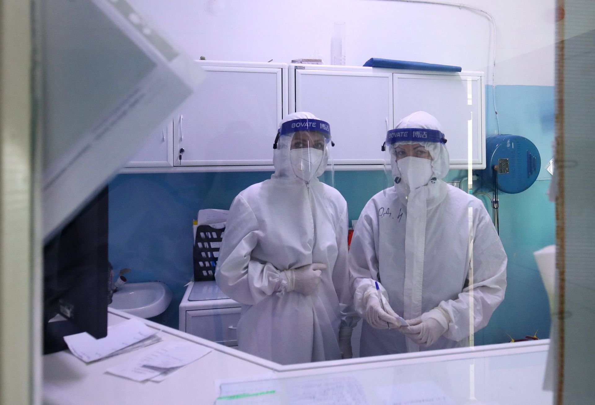 Лечение больных с Covid-19 в больнице скорой помощи в Волгограде - ПРАЙМ, 1920, 16.10.2021