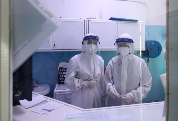 Лечение больных с Covid-19 в больнице скорой помощи в Волгограде