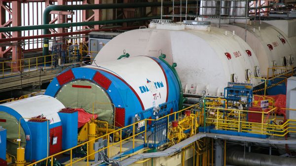 Атомная электростанция.
