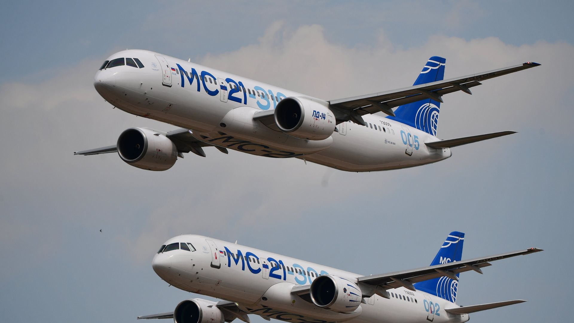 Самолеты МС-21-300 и МС-21-310 - ПРАЙМ, 1920, 09.07.2022