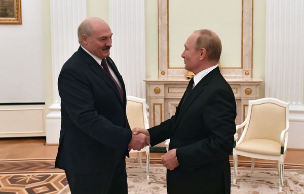 Переговоры президента РФ В. Путина с президентом Белоруссии А. Лукашенко