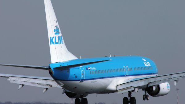Самолет Боинг 737-800 голландской авиакомпания КЛМ.