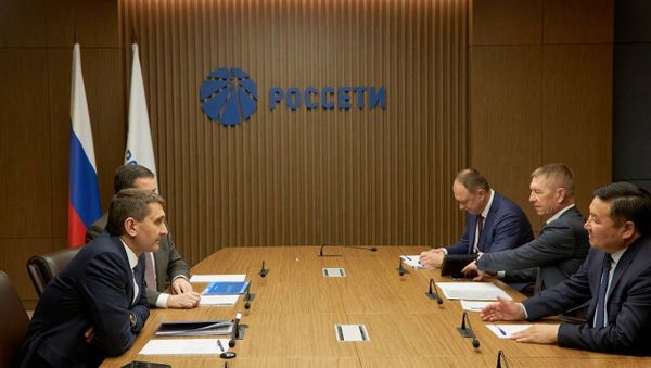 Рабочая встреча генерального директора ПАО Россети и глава Тывы