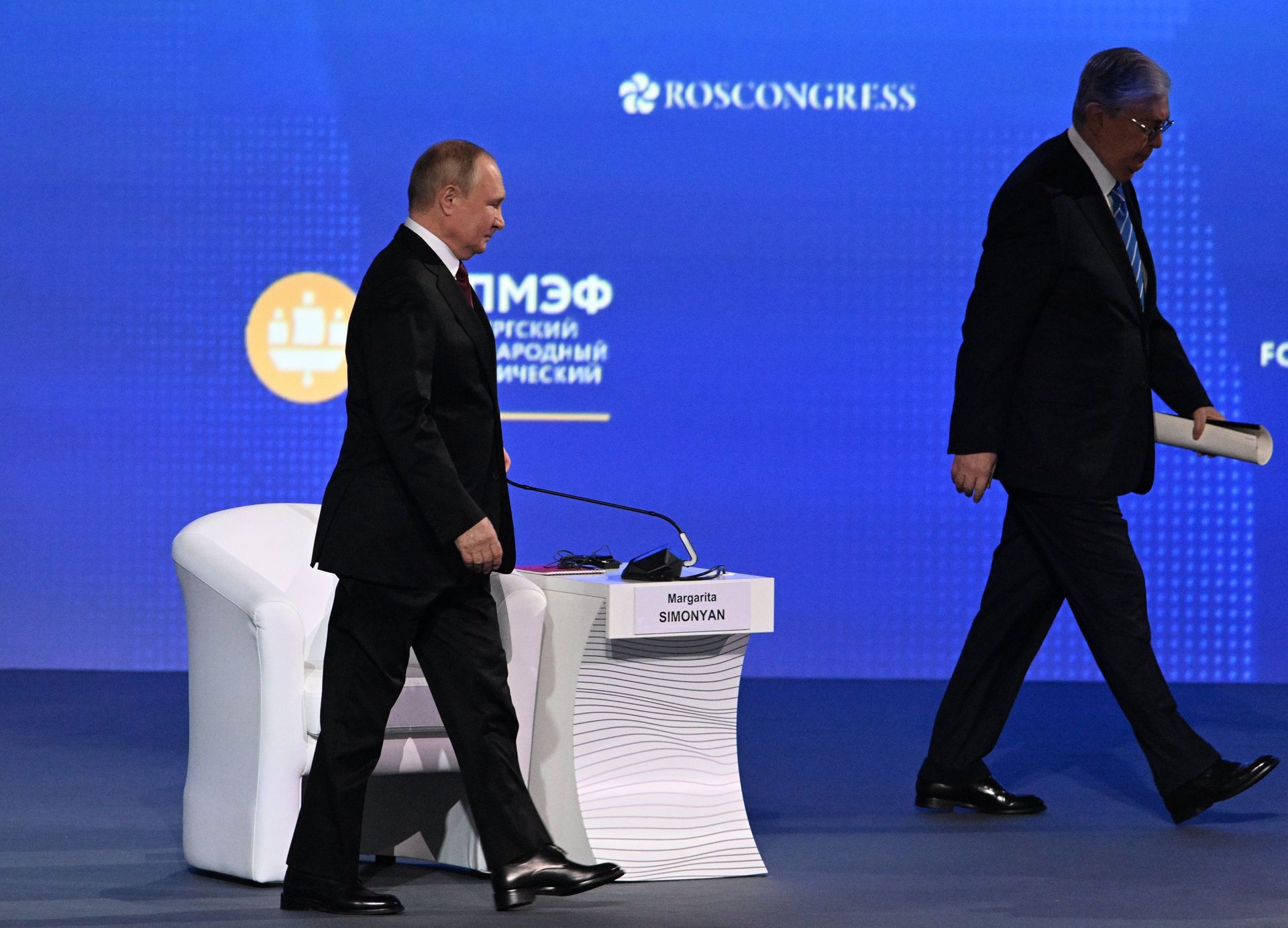 Президент РФ В. Путин принял участие в работе ПМЭФ-2022 - ПРАЙМ, 1920, 17.06.2022