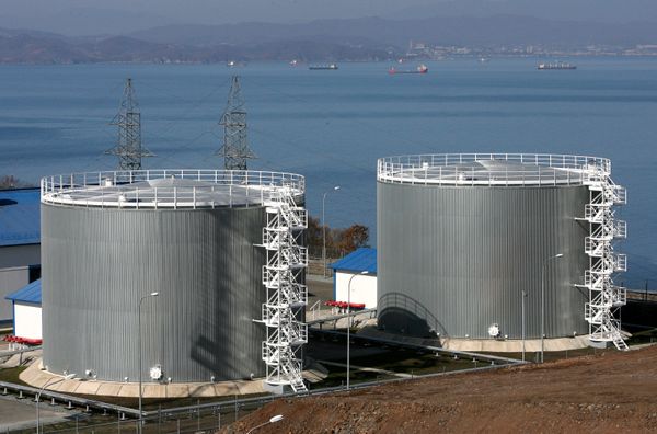 Спецморнефтепорт Козьмино в Приморском крае