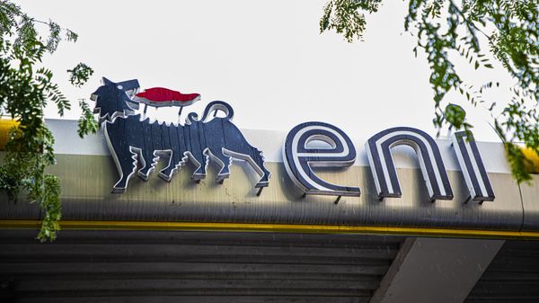 Логотип нефтегазовой компании ENI Логотип нефтегазовой компании ENI