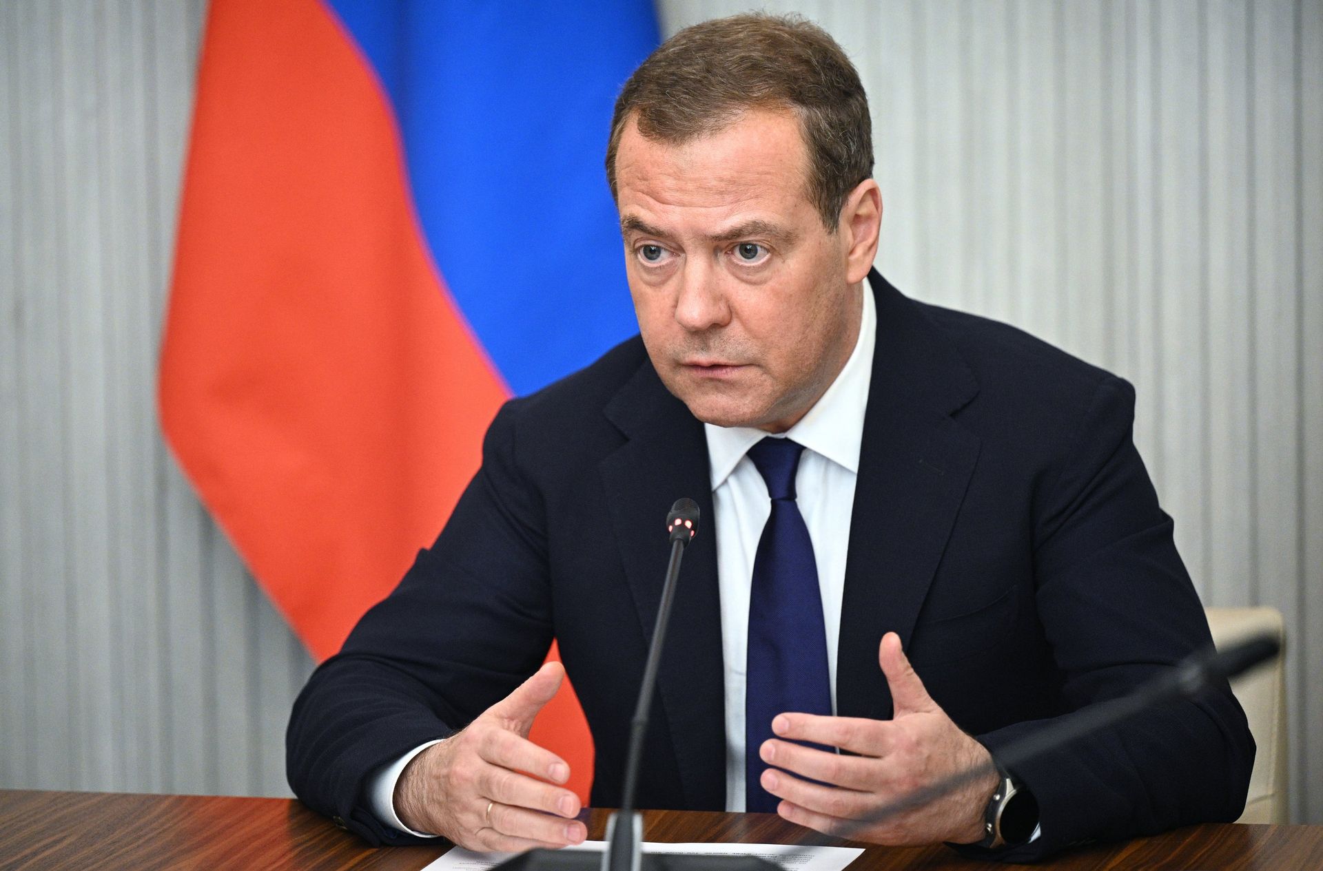 Заместитель председателя Совета безопасности России Дмитрий Медведев - ПРАЙМ, 1920, 18.08.2022