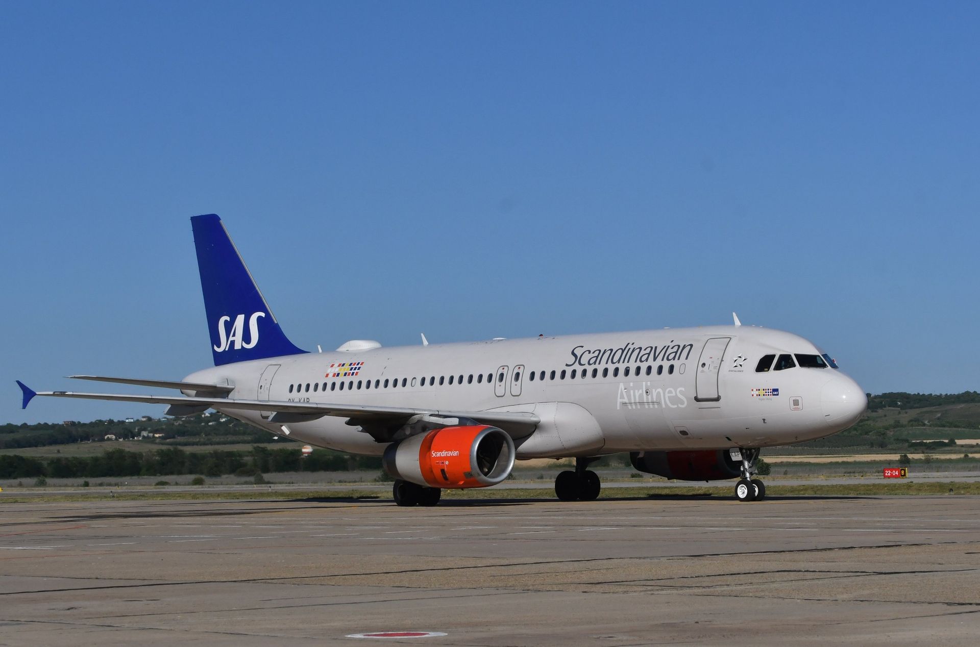Самолет Scandinavian Airlines (SAS) - ПРАЙМ, 1920, 06.08.2022
